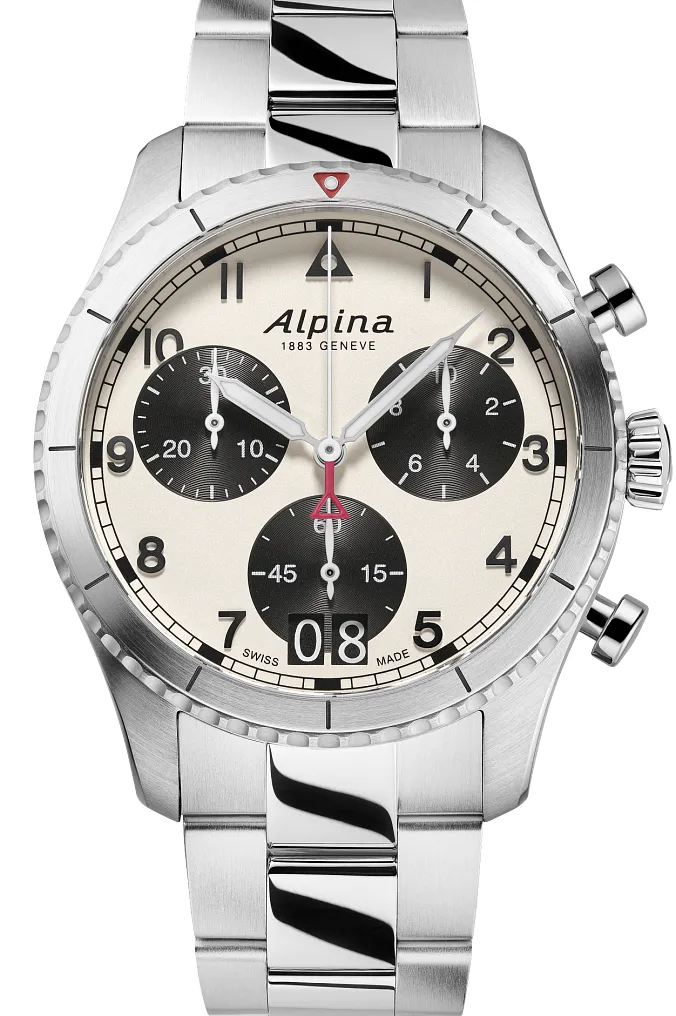 Pilot Chronograph Big Date Watch AL-372WB4S26B | Alpina Watches US Pilot Chronograph Big Date Watch AL-372WB4S26B | Alpina Watches US